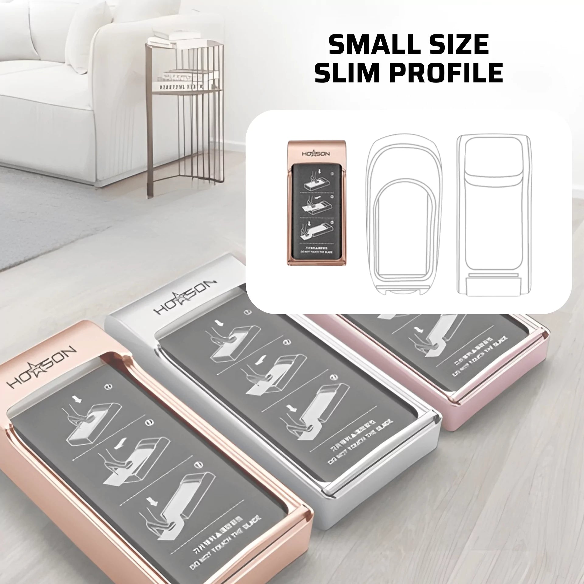 Automatic Shoe Cover Machine with Disposable Film, Hands-Free Foot Stepping for Home & Office Entry Doors