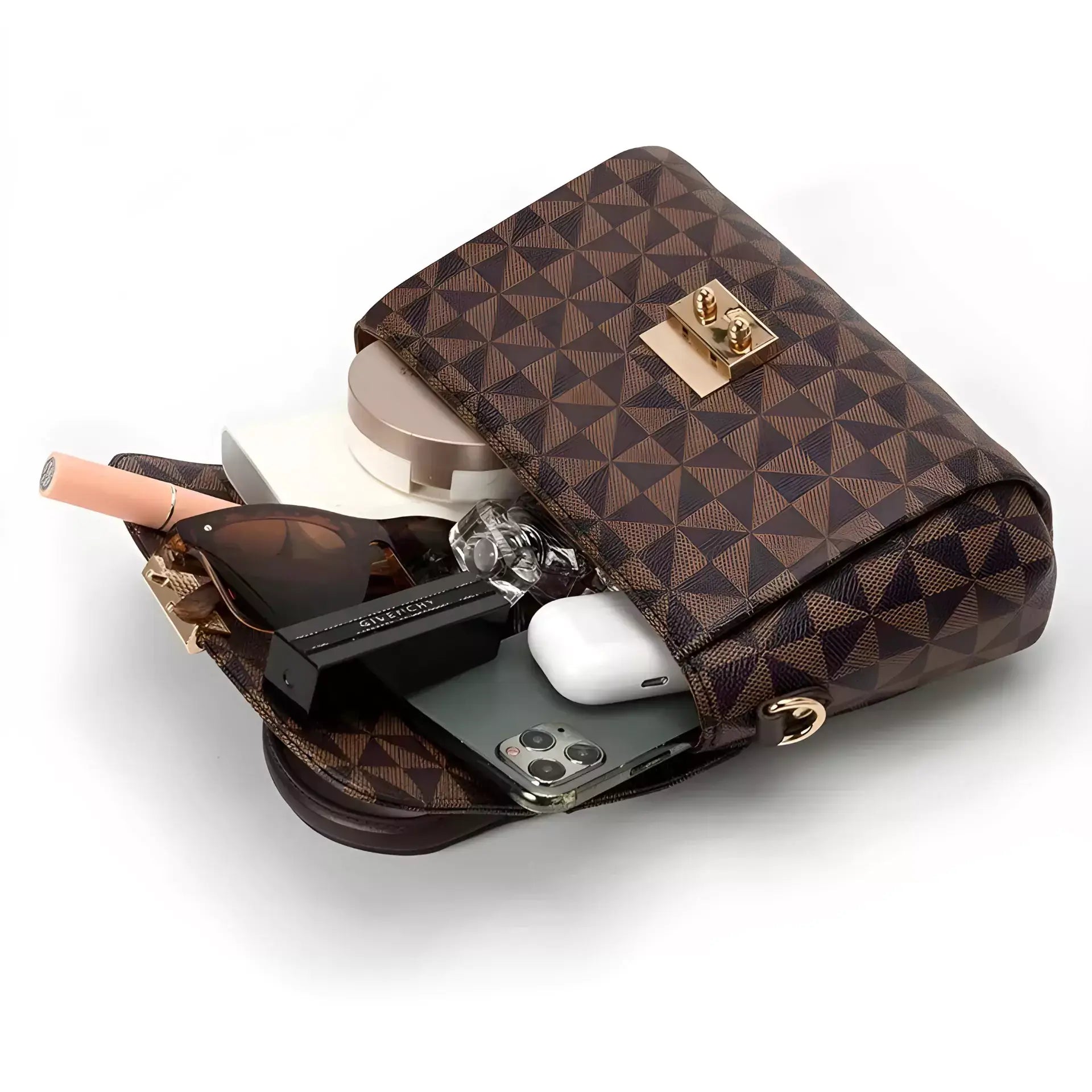 Handbag Messenger Bag Latched Small Square Bag Crossbody