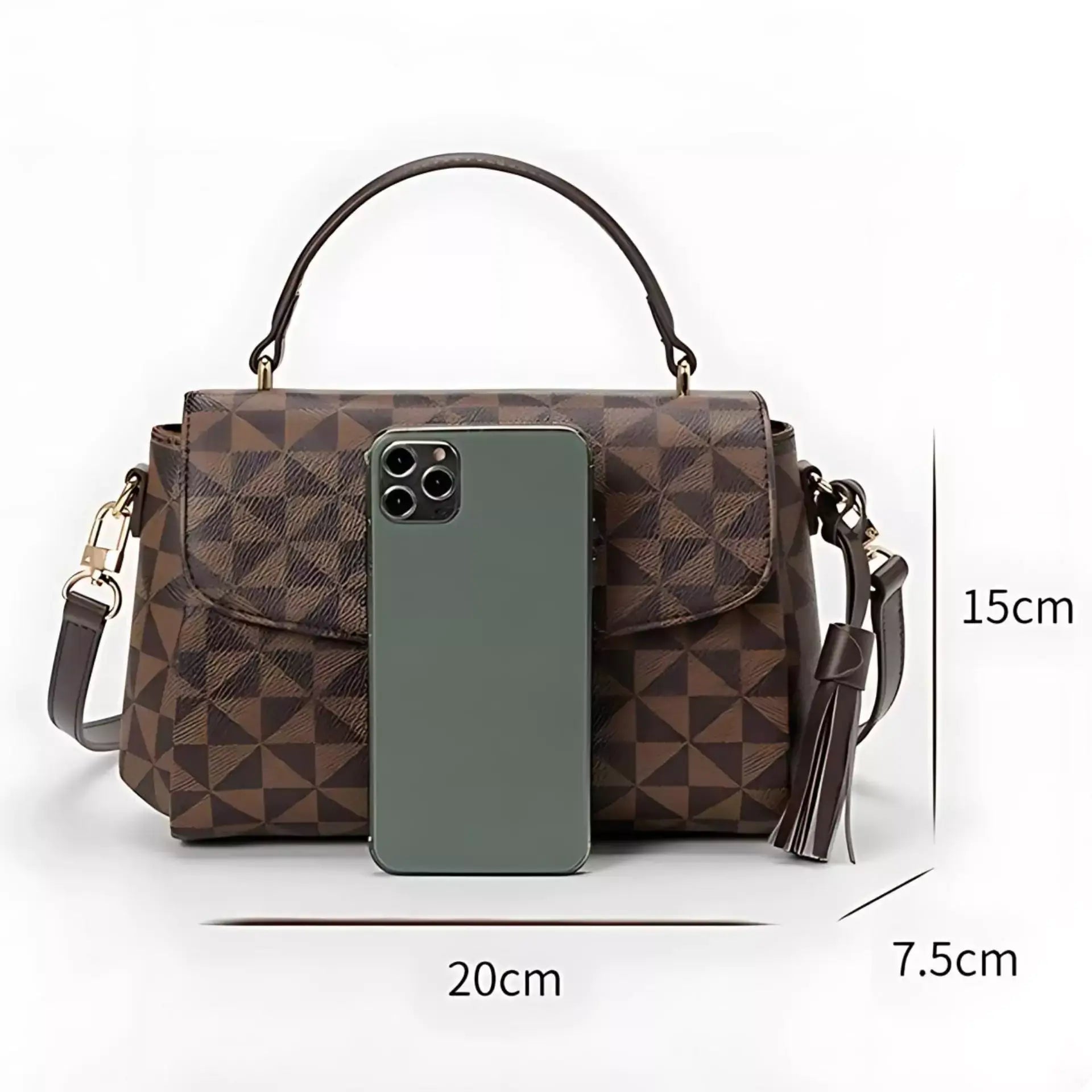 Handbag Messenger Bag Latched Small Square Bag Crossbody