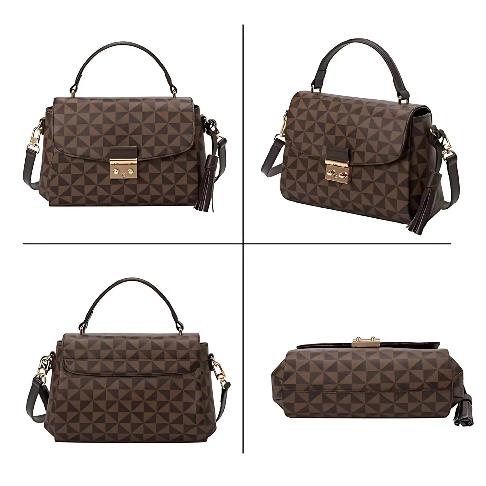 Handbag Messenger Bag Latched Small Square Bag Crossbody