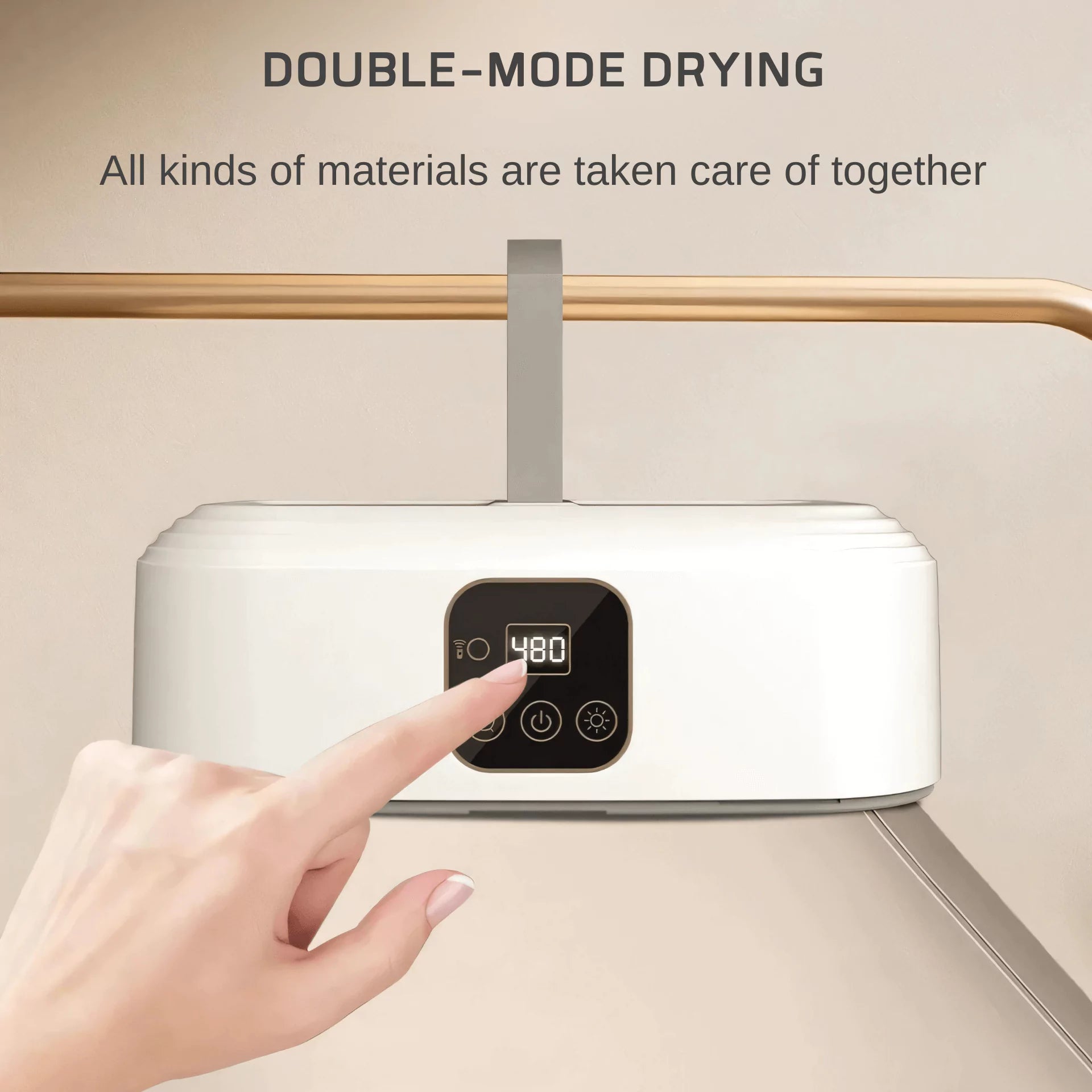 Portable Clothes Dryer with Remote Control and Timer – Foldable Fast-Drying Electric Unit with Drying Bag for Apartments, Dorms, RVs, or Travel
