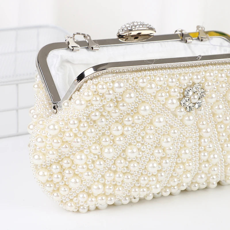 Diamond Carrying Bag Evening Handmade Beaded Embroidery Shoulder Bag