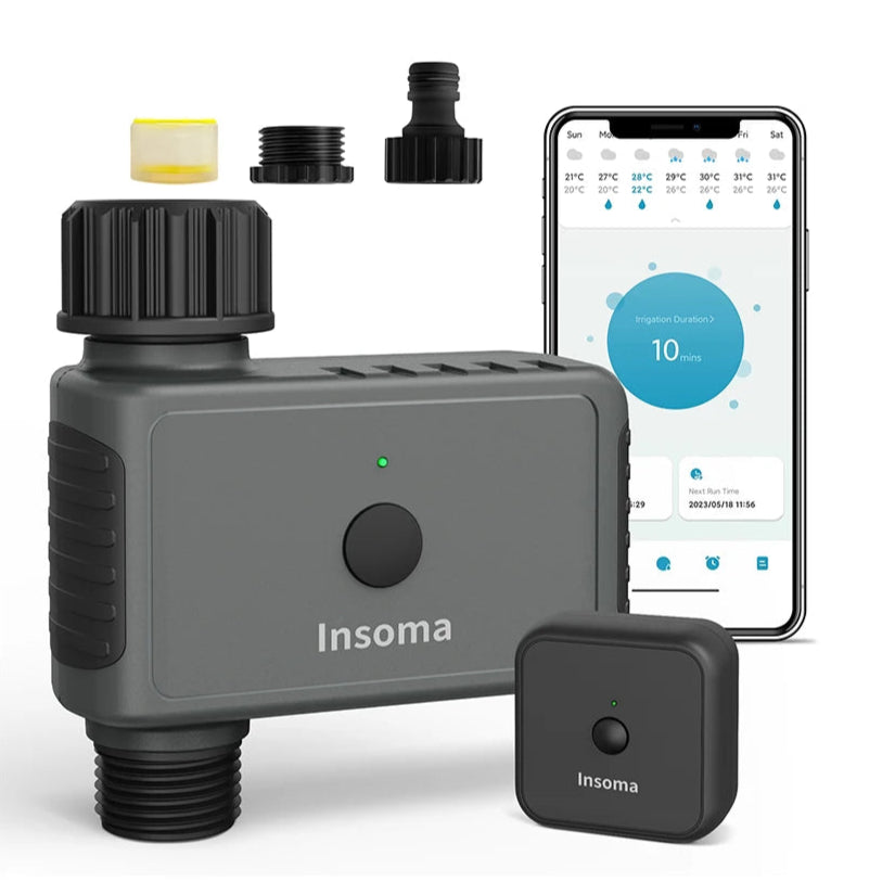 WiFi Automatic Sprinkler Timer with Remote Hose Control – Smart Garden Irrigation & Watering System, Alexa-Compatible