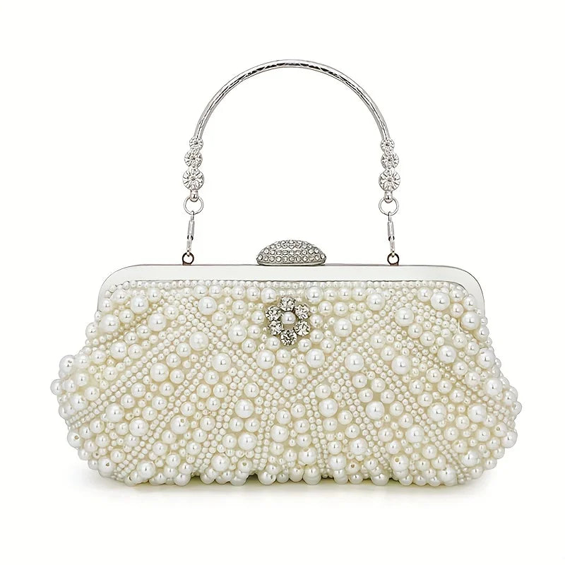 Diamond Carrying Bag Evening Handmade Beaded Embroidery Shoulder Bag