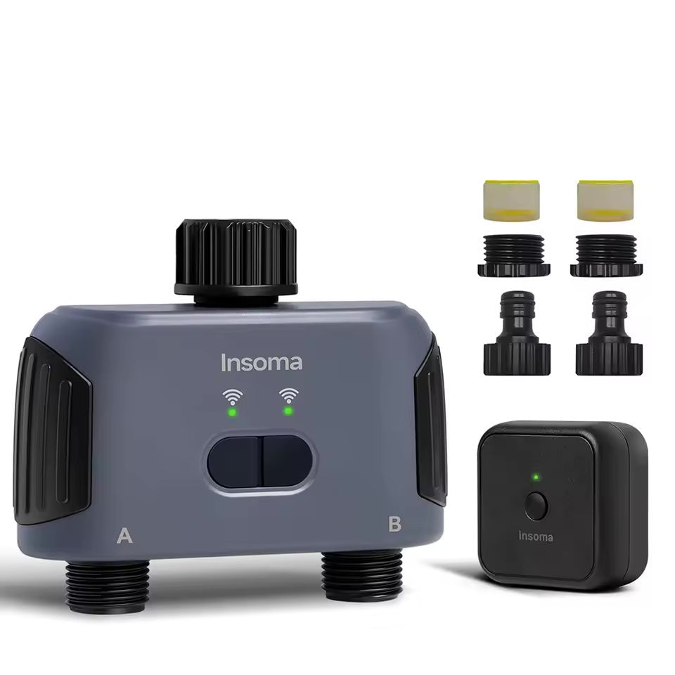 WiFi Automatic Sprinkler Timer with Remote Hose Control – Smart Garden Irrigation & Watering System, Alexa-Compatible