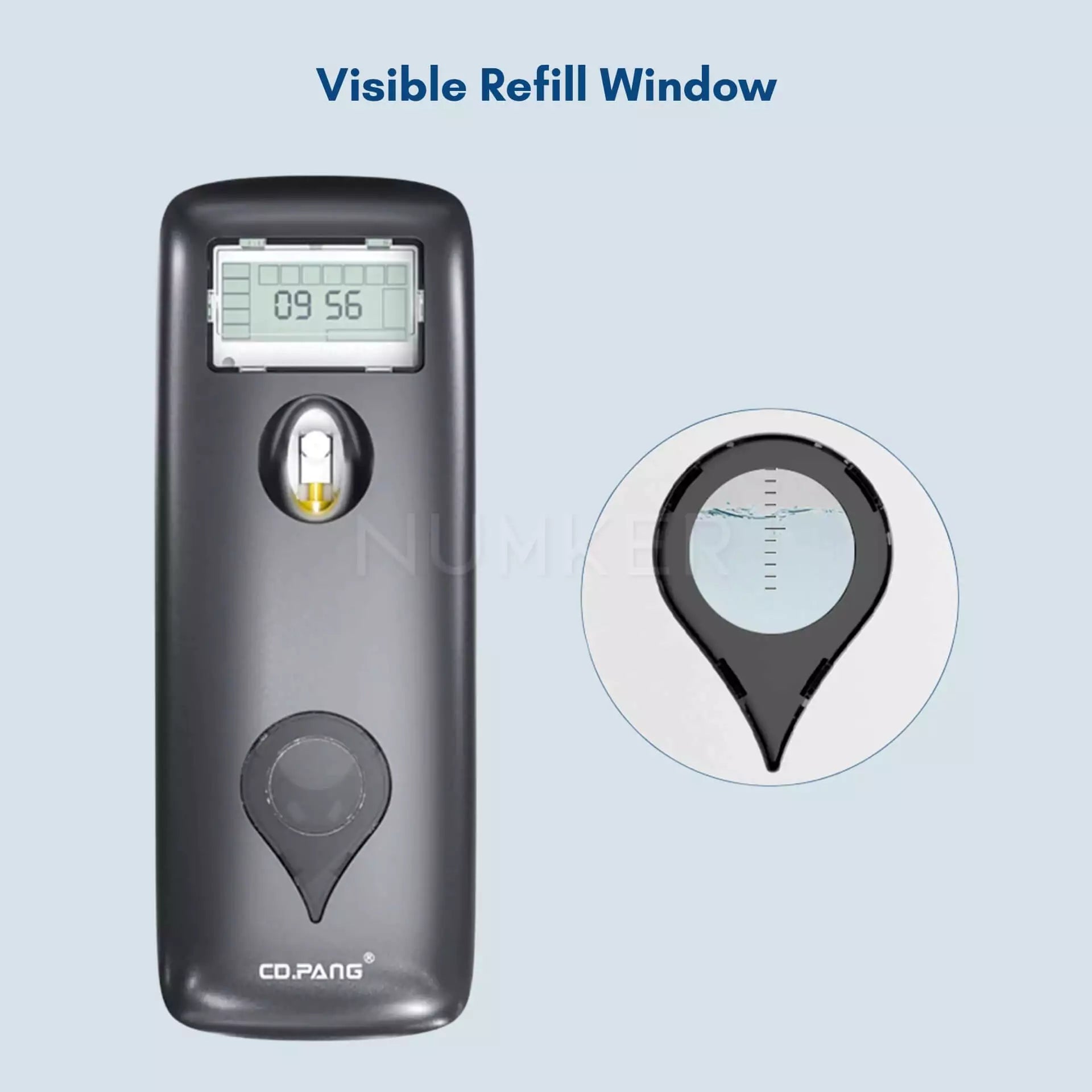 Automatic Freshener Dispenser with Refillable Reservoir and Timer
