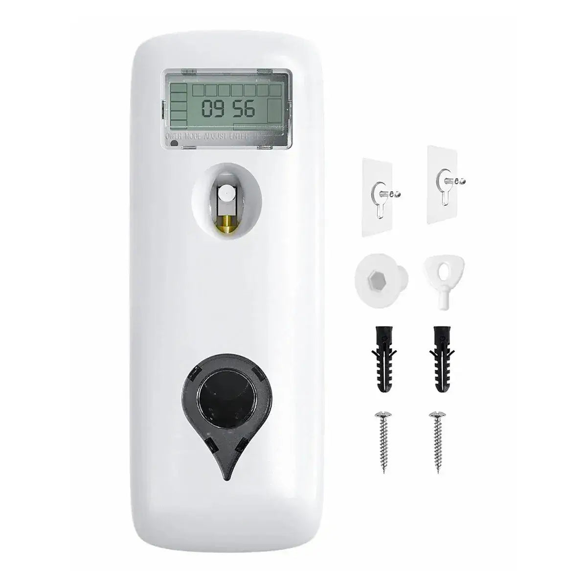 Programmable Air Freshener Dispenser with LCD Timer, 10.1 fl oz Refillable and Wall Mounted