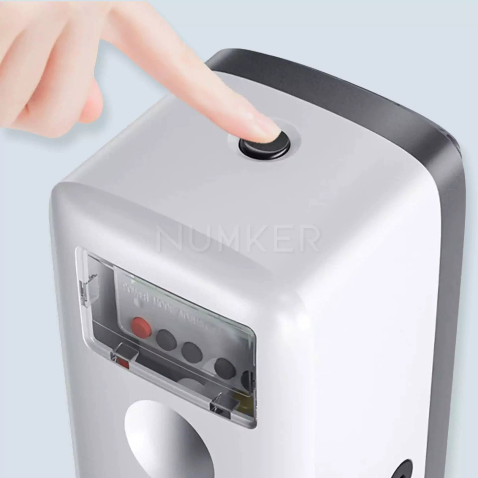 Programmable Air Freshener Dispenser with LCD Timer, 10.1 fl oz Refillable and Wall Mounted