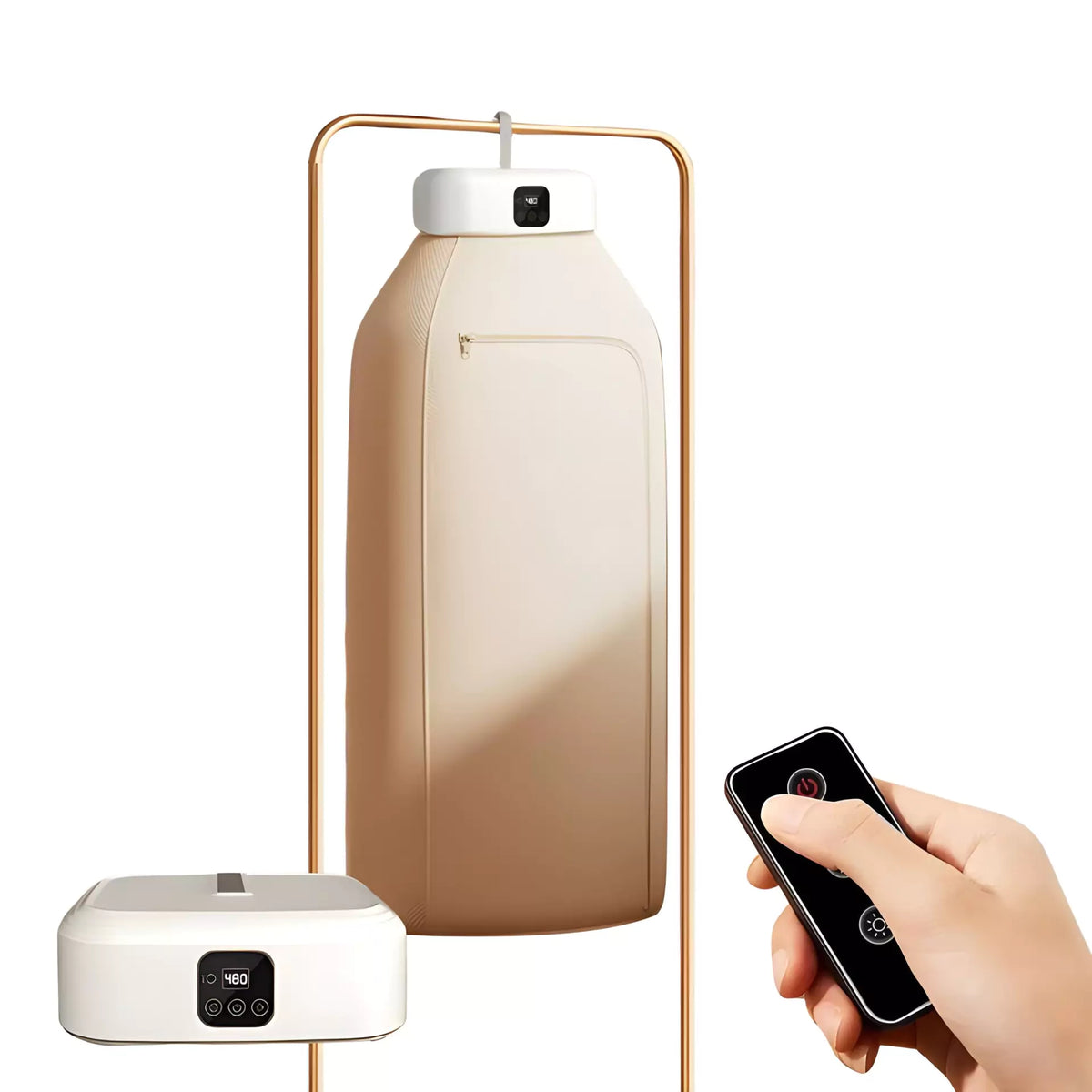 Portable Laundry Dryer with Digital Timer and UV Sterilization
